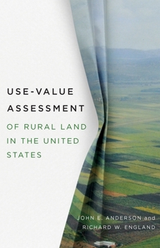 Paperback Use-Value Assessment of Rural Land in the United States Book