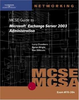 Paperback 70-284 MCSE Guide to Microsoft Exchange Server 2003 Administration Book