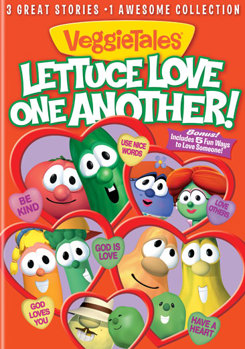 DVD Veggie Tales: Lettuce Love One Another Book