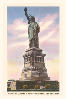 Paperback Vintage Journal Statue of Liberty, New York City Book