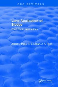 Hardcover Land Application of Sludge Book