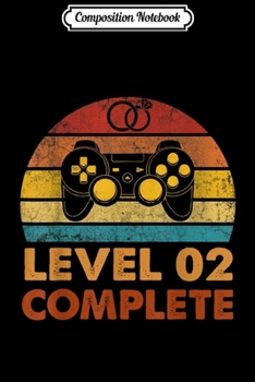 Composition Notebook: Vintage 2nd Wedding Anniversary-Level 2 Complete Journal/Notebook Blank Lined Ruled 6x9 100 Pages