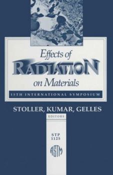 Hardcover Effects of Radiation on Materials: 15th International Symposium Book