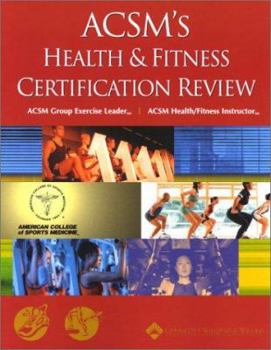 Paperback ACSM's Health & Fitness Certification Review Book