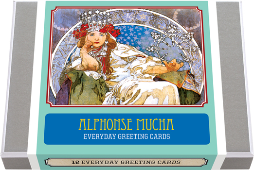 Cards Alphonse Mucha - Everyday Boxed Cards: 12 Blank Greeting Cards Book