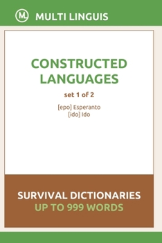 Paperback Constructed Languages Survival Dictionaries (Set 1 of 2) Book