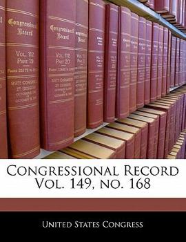 Congressional Record Vol. 149, no. 81