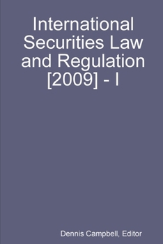 International Securities Law and Regulation [2009] - I