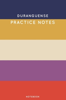 Duranguense Practice Notes: Cute Stripped Autumn Themed Dancing Notebook for Serious Dance Lovers - 6x9 100 Pages Journal