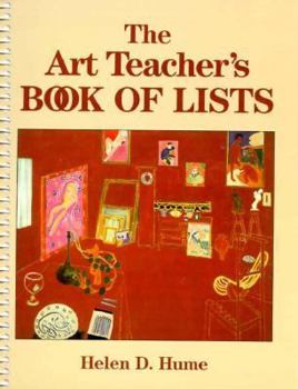 Spiral-bound The Art Teacher's Book of Lists Book