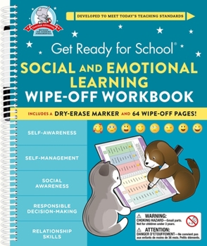 Spiral-bound Get Ready for School: Social and Emotional Learning Wipe-Off Workbook Book