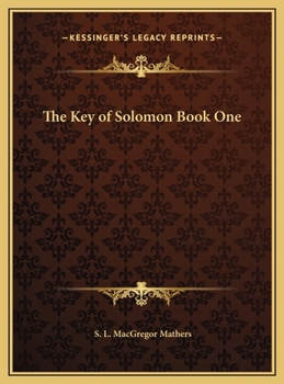 Hardcover The Key of Solomon Book One Book