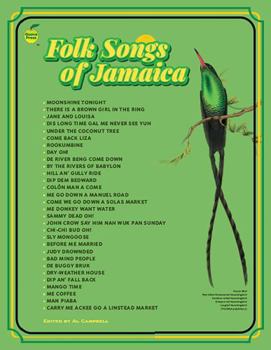 Paperback Folk Songs of Jamaica Book