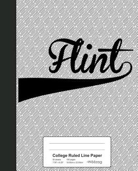 Paperback College Ruled Line Paper: FLINT Notebook Book