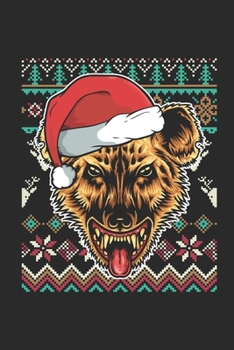 Ugly Christmas - Hyena: Blank Lined Notebook – Journal for Ugly Christmas Gift And New Year Gift Idea