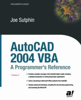 Paperback AutoCAD 2004 VBA: A Programmer's Reference Book