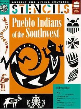 Paperback Pueblo Indians of the Southwest: Ancient and Living Cultures Stencil Book