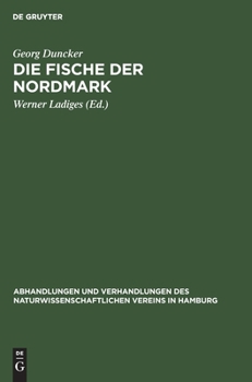 Hardcover Die Fische Der Nordmark [German] Book