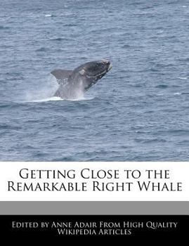 Paperback Getting Close to the Remarkable Right Whale Book