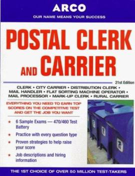 Paperback ARCO Postal Clerk and Carrier Book