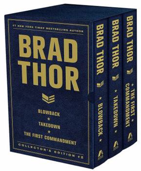 Hardcover Brad Thor Collectors' Edition #2: Blowback, Takedown, and the First Commandment Book