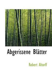 Hardcover Abgerissene Bl Tter Book