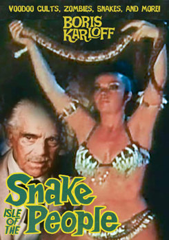 DVD Isle Of The Snake People Book