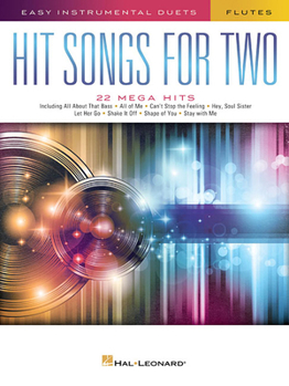Paperback Hit Songs for Two Flutes: Easy Instrumental Duets Book