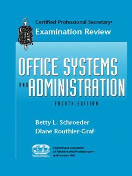 Paperback CPS Examination Review for Office Systems and Administration Book