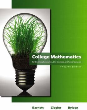 Hardcover College Mathematics for Business, Economics, Life Sciences, and Social Sciences Book