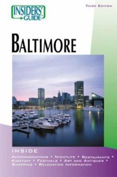 Paperback Insiders' Guide to Baltimore Book