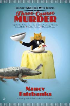 Paperback Three-Course Murder Book