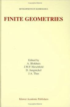 Hardcover Finite Geometries: Proceedings of the Fourth Isle of Thorns Conference Book