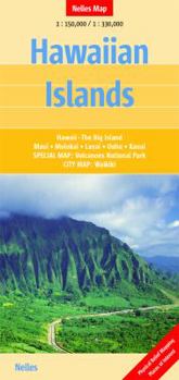 Map Hawaiian Islands Nelles Map (English, French and German Edition) Book