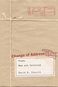 Paperback Change of Address: Poems, New and Selected Book