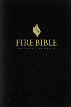 Bonded Leather Mev Fire Bible: Black Bonded Leather - Modern English Version Book