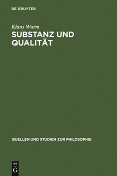 Hardcover Substanz und Qualität [German] Book