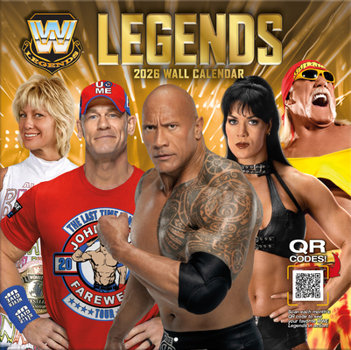Calendar Wwe Legends 2026 12x12 Team Wall Calendar Book