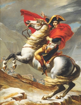 Napoleon Crossing the Alps Black Paper Notebook: Jacques-Louis David Painting | Use with Colored Pencils, Metallic Markers, Gel & Ink Pens | Artistic ... Notebook to Write in (Black Paper Notebooks)