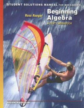 Paperback Beginning Algebra Student Solutions Manual: A Text/Workbook Book