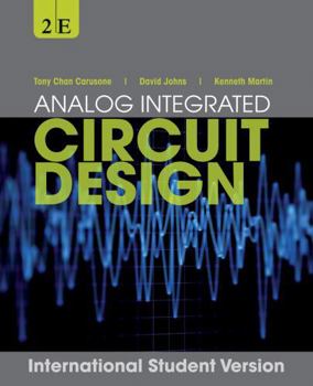 Paperback Analog Integrated Circuit Design. Book
