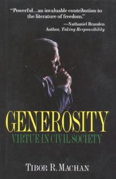 Paperback Generosity: Virtue in the Civil Society Book