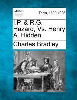 Paperback I.P. & R.G. Hazard, vs. Henry A. Hidden Book