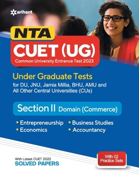 Paperback NTA CUET UG 2023 Section 2 Domain Commerce Book