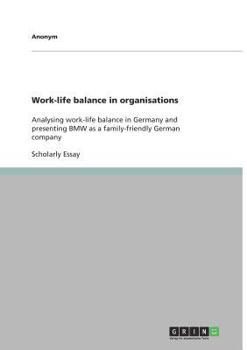 Paperback Work-life balance in organisations Book