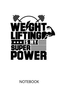 Paperback Weightlift Notebooks: 100 Pages - Graph Paper Grid Interior - Weightlifter Journal Book