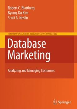 Paperback Database Marketing: Analyzing and Managing Customers Book