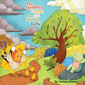 Paperback The Squawking Chicken and the Squatting Turtle [Large Print] Book