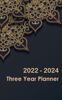 2022-2024 Three Year Planner: 36 Months Calendar Calendar with Holidays 3 Years Daily Planner Appointment Calendar 3 Years Agenda