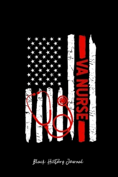 Black History Journal: American VA Nurse Stethoscope Cool Black History Month Gift - Black Dotted Dot Grid Bullet Notebook - Diary, Planner, Gratitude, Writing, Goal, Log Journal - 6x9 120 pages